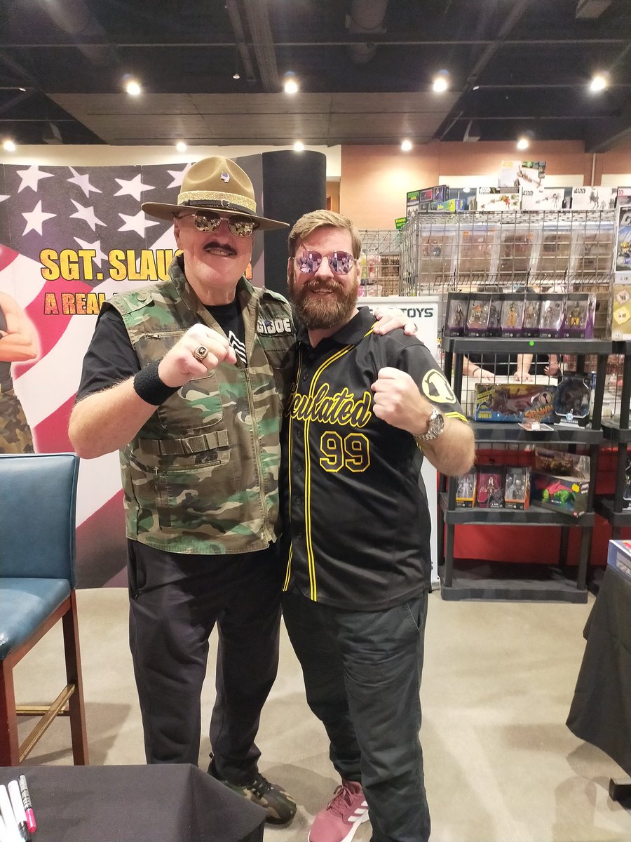 SlaughtersSgt's tweet photo. @xazylphoenix &amp; @_SgtSlaughter the Dynamic Duo 😎😎 https://t.co/8EQTrawe7C
