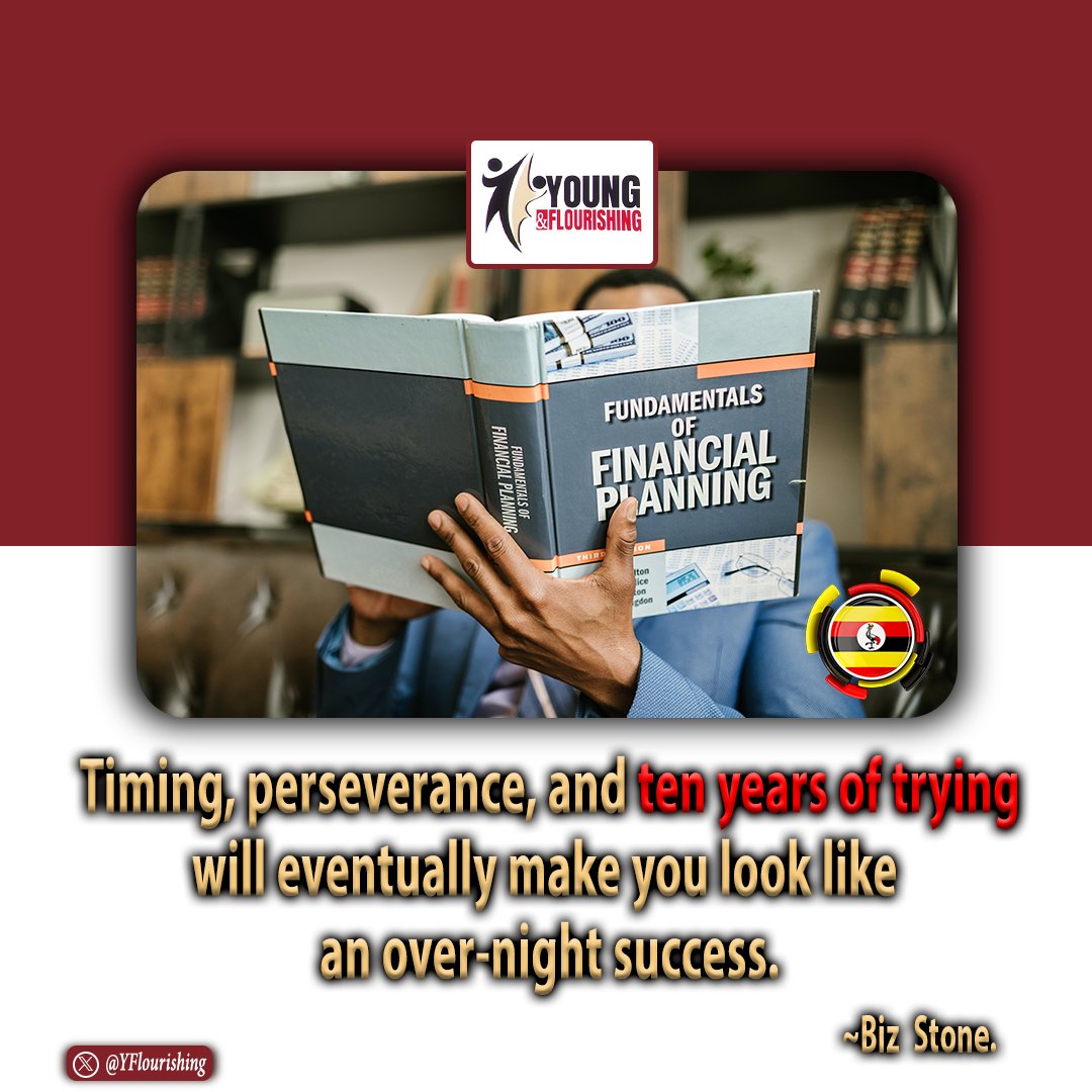 YFlourishing's tweet photo. Significant accomplishments often require a long-term commitment. It may take many years of consistent effort and learning from failures to reach your desired level of success.
Overnight success is a result of years of hardwork, learning and preparation.
#PlanNow
@coufamilytv https://t.co/yGuSoFFEWp