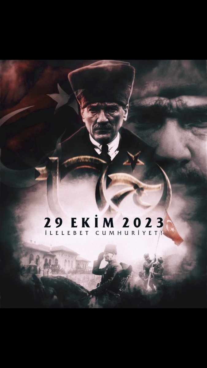 Canım ATAM. Daima izinde. İyi ki Cumhuriyet. #Atatürkünİzinde100YIL