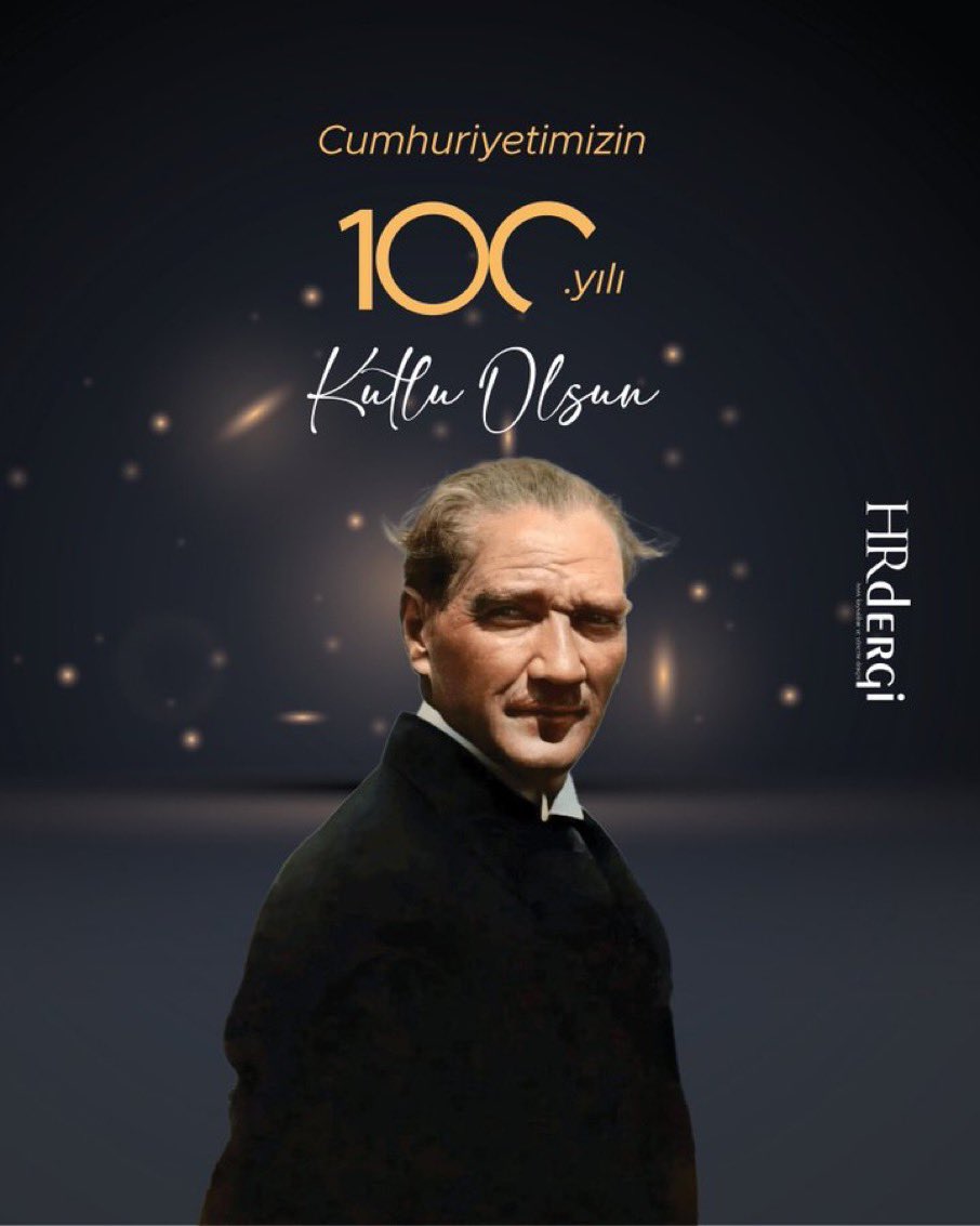 Cumhuriyetimiz 100 yaşında. 
Ulu önderimiz Mustafa Kemal ATATÜRK’e sonsuz minnetle 
🙏🙏🙏