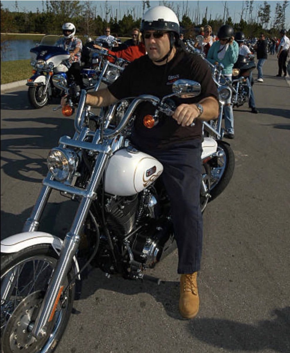 Apparently…..
     He’s with The Vipers🏍️🍷
#Sopranos
#JamesGandolfini