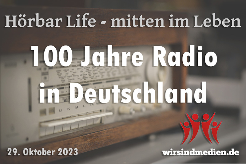 Am 29. Oktober 1923 ging in Berlin die erste Radiosendung  Deutschlands über den Äther. Deshalb haben wir von wirsindmedien.de uns in unserer Pilotsendung zu einer  Forschungsreise aufgemacht - um die Frage zu klären: Wie hat das Radio die Musik verändert?