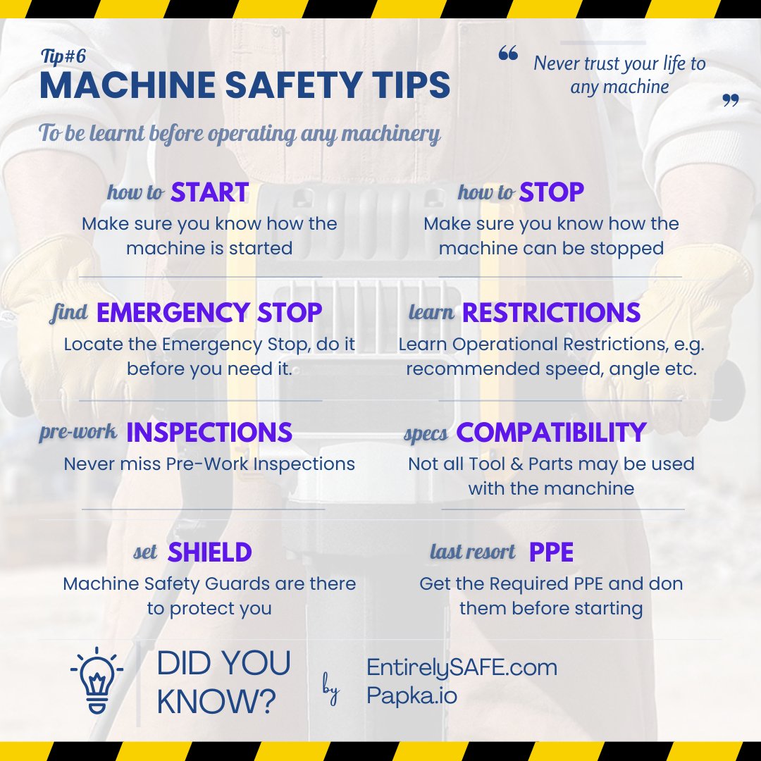 entirelysafe's tweet photo. Machine Safety
#safety #hse #machine #engineeering https://t.co/HSuHUJV1zR