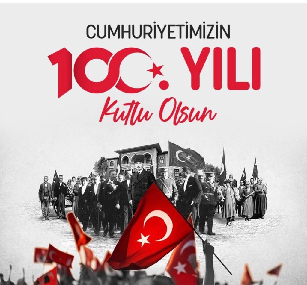 Nice yüzyıllara 
#100YAŞINDA #CUMHURIYETİMİZ100Yaşında