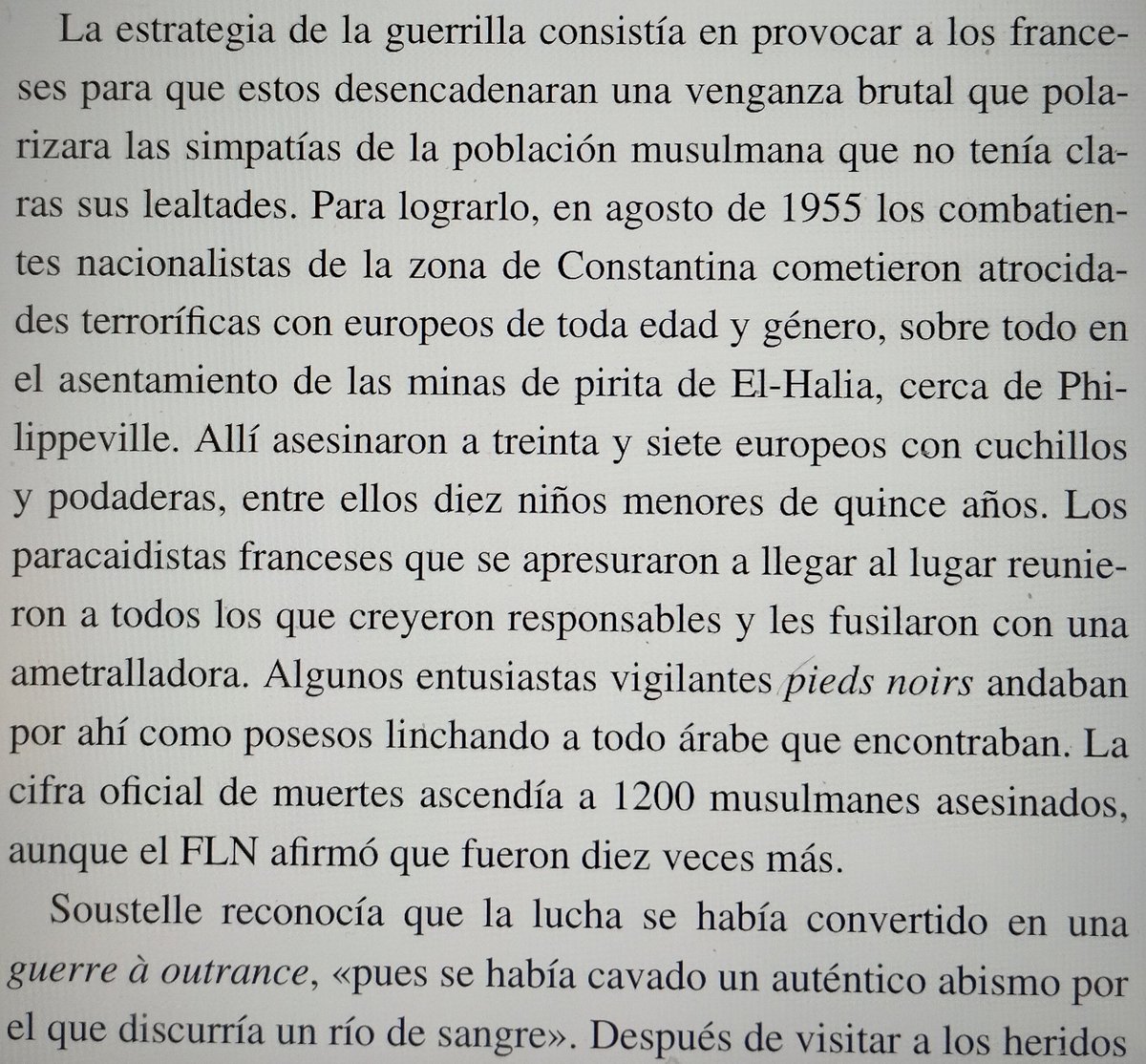 U_Kaffeekanne's tweet image. Sobre la guerra de independencia de Argelia. Por desgracia "todo está ya inventado" . Ya sabemos cómo acabó la historia...