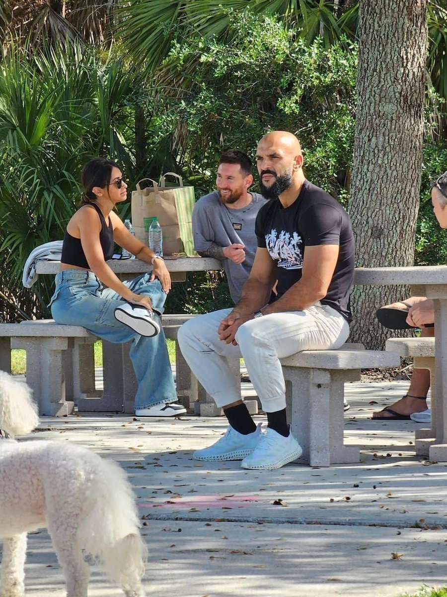 Lionel Messi enjoys a coffee with a beautiful companion as he gets ready to receive the Ballon d'Or. The identity of the mystery woman adds intrigue to his already legendary story. 🌟☕ #Messi #BallonDOr