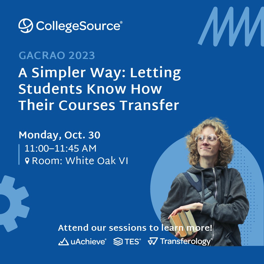 Attendees of GACRAO 2023, swing by our session this Monday to see how Transferology can simplify the transfer process! Our staff-facing tools can aid in building transfer rules and evaluating courses, thus improving your daily workflow. See what Transferology can do for you!