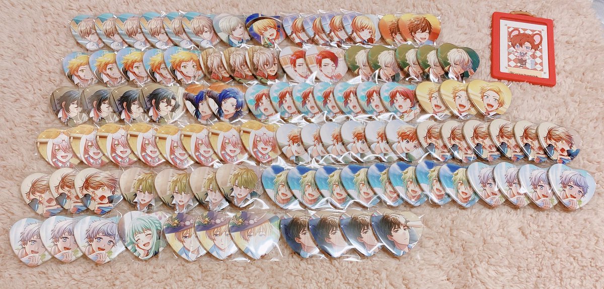 【交換】オンエア！/PRISM缶/ハート缶 第一弾

[譲]
千紘 葵 七緒 椿 霞 央太 鈴 帝 立夏 志朗 宙 幸弥 佐和 あずき 陽人 嵐真 新多 優那 心 祈 杏 零 祭利 巴 冴

[求]
同異種 蓮

異種はなんでも検討いたします◎
郵送or大阪後半期間お手渡し(お日にち要相談)
検索からもお気軽にお声かけください🌸