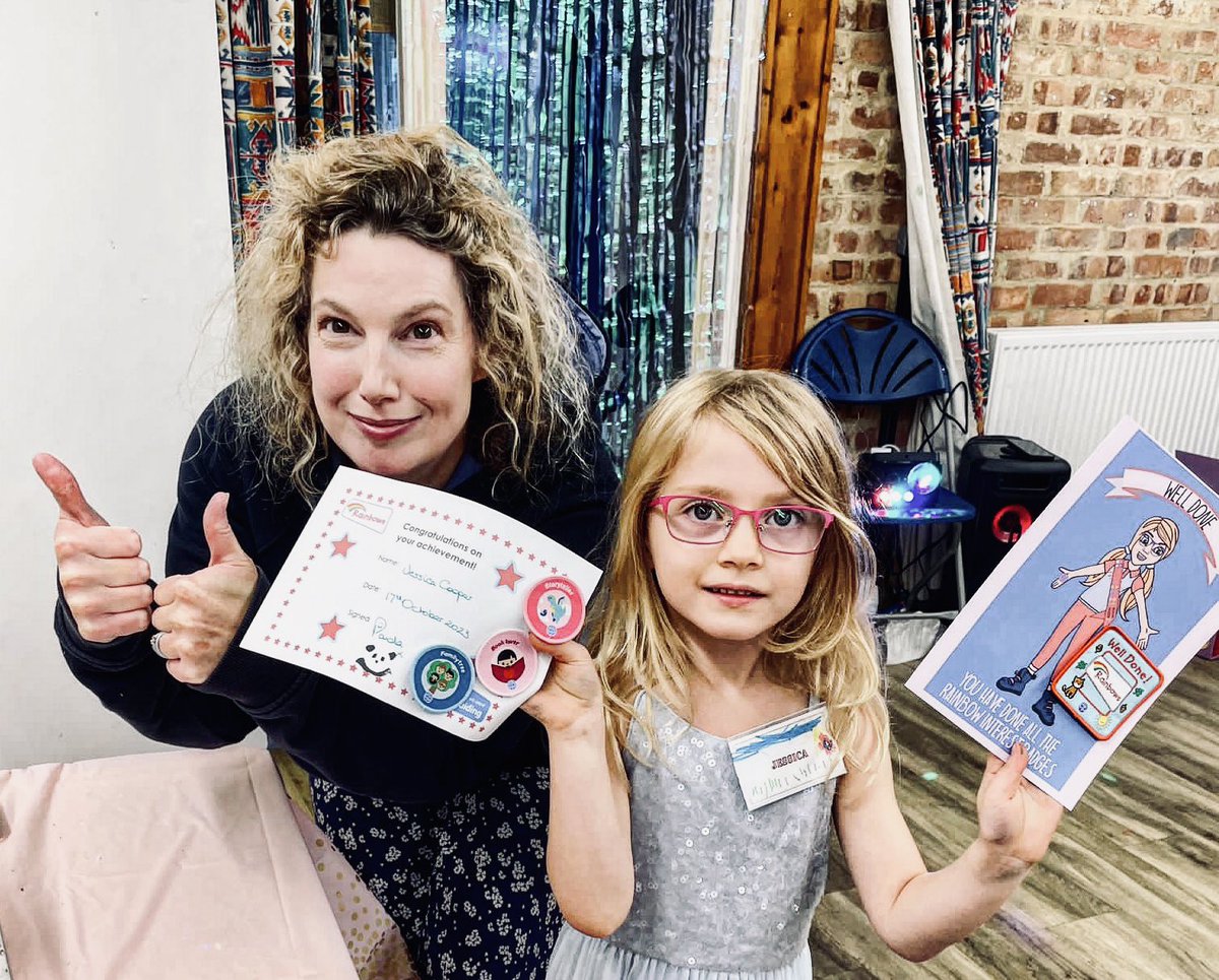 Congratulations to #Rainbow Jessica for working incredibly hard to achieve ALL the #girlguiding Rainbow interest badges! Such an important award given by our District Commissioner! #thisgirlcan @ggsurreywest