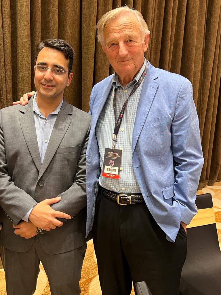 Honored to be the part of Light update- frontiers of hepatobiliary interventions. Spoke on endotherapy for distal biliary malignancy, met legends of GI endoscopy and caught up on friends. Thnx to Dr philip augustine, <a href="/theliverdr/">TheLiverDoc™</a> and team for the invite &amp; acad feast!
#GITwitter