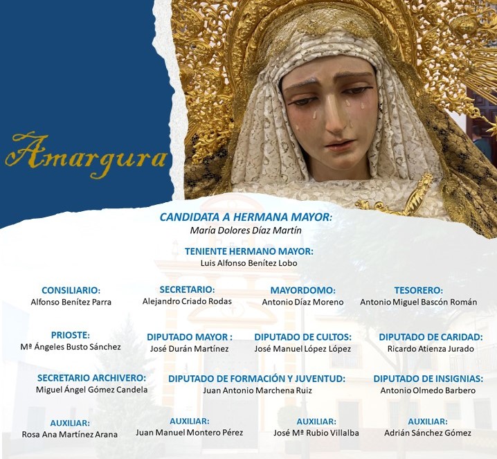 Aunar experiencia y juventud, veteranía y fuerza, madurez e ilusión es fácil si se unen bajo su nombre...AMARGURA