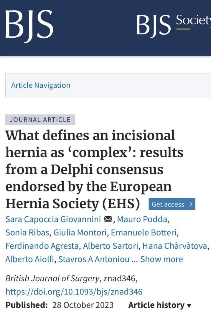 SoniaSRibas's tweet photo. An honor to be co-author in this article!

#education #itsnotjustahernia #ehs https://t.co/P8Hb5HgkMy
