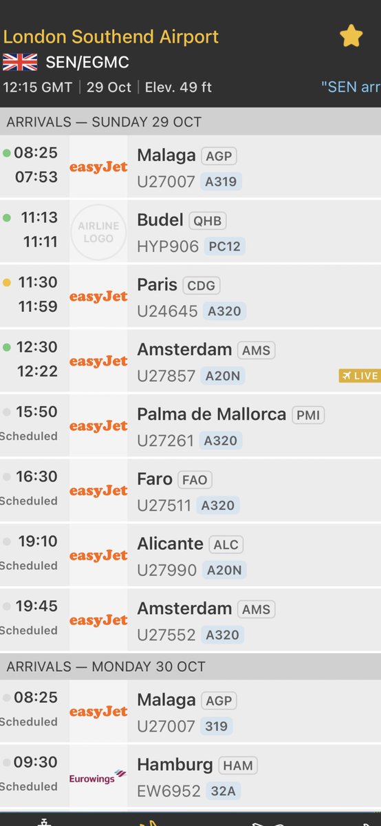 An exciting day today with 2 new/returning routes! Fantastic to see flights to Paris Aéroport - Charles de Gaulle (CDG) and Alicante resume. This will also be our busiest day with easyJet flights since the post pandemic restart! Fantastic to see things getting busier!