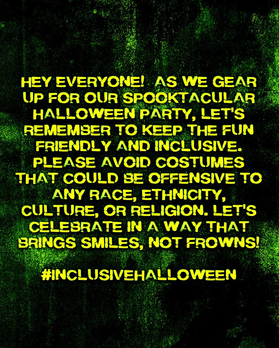DengoClub's tweet photo. Please be mindful of what you wear for Halloween 🤍 #dengoween https://t.co/W0Xee3o90d