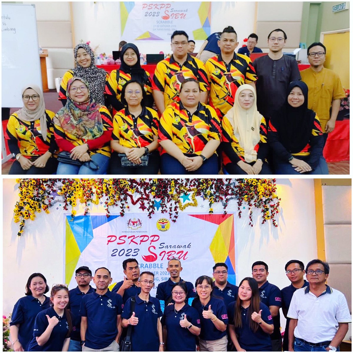 RezaBadiuzzaman's tweet photo. PSKPP Negeri SARAWAK SCRABBLE 2023. Pertama kali mewakili HQ/CIP namun Sibu tetap di hati 😅. Apapun tetap bersaing walaupun keputusan telah dijangka. 😅 Next Year we will comeback stronger!!!

#pskpp #pskppsarawak #pskpp2023 https://t.co/k0ob3IKK9f
