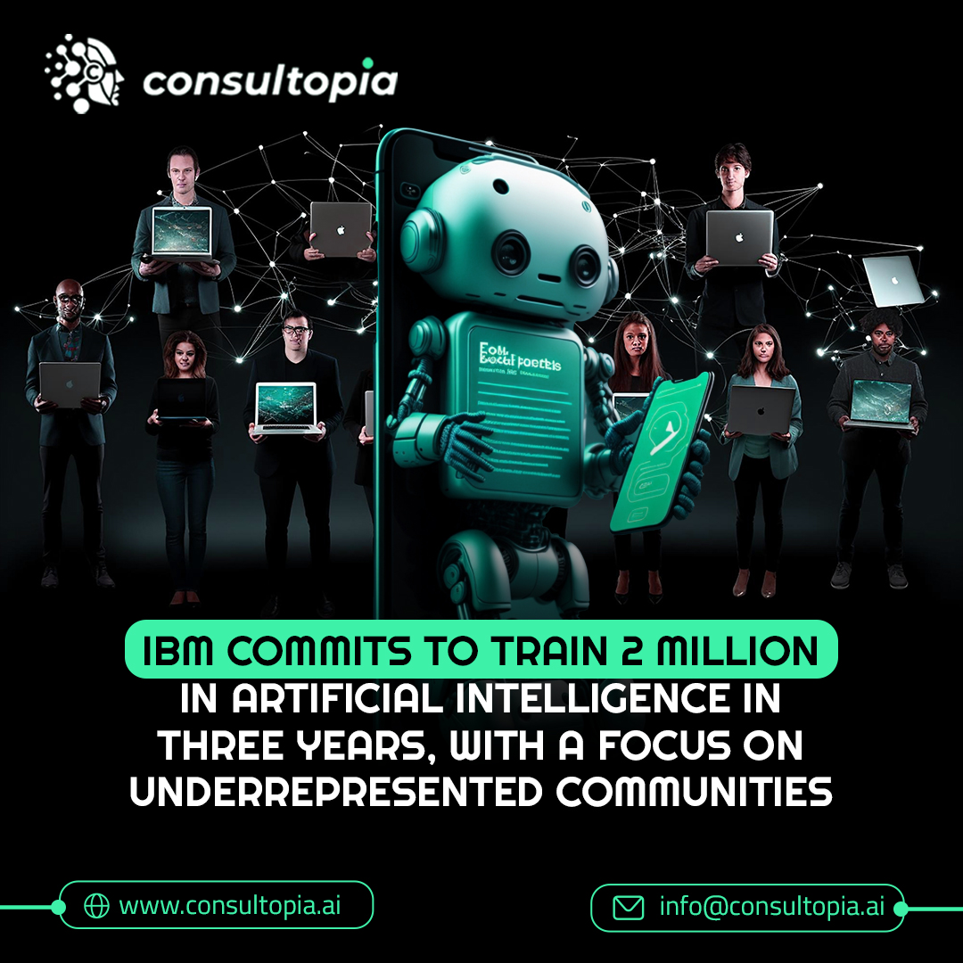 consultopia_ai's tweet photo. IBM's powerful commitment to empower 2 million individuals in Artificial Intelligence, with a special focus on underrepresented communities, is a stride towards a more inclusive and innovative future.
#IBMInnovation #AIForAll #EmpoweringCommunities #AIEducation #AiAutomation https://t.co/YnvsyddiCx