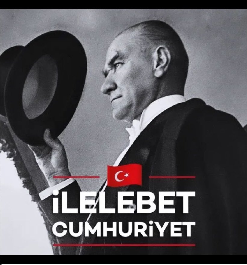 SKenaroglu's tweet photo. Cumhuriyet, bilhassa kimsesizlerin kimsesidir.
Cumhuriyet fazilettir,
Cumhuriyet adalettir. 
Cumhuriyetimizin 100. yılı kutlu olsun. https://t.co/o37a0gNRTP