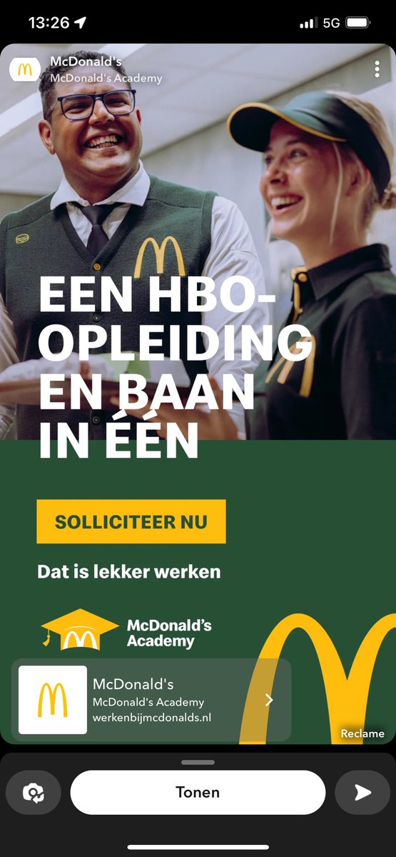 Het contrast binnen mijn algoritme is groot