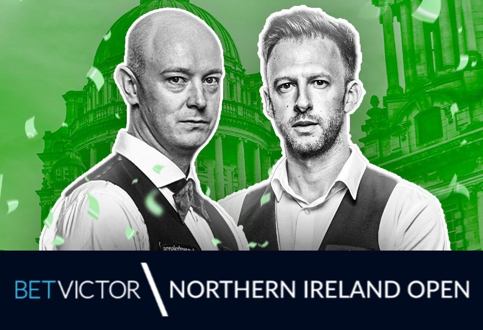 NORTHERN IRELAND OPEN 2023
22-29 October 2023
Waterfront Hall, Belfast

🏆 Final
9️⃣ Best of 17
🆚 Chris Wakelin 🏴󠁧󠁢󠁥󠁮󠁧󠁿 - Judd Trump 🏴󠁧󠁢󠁥󠁮󠁧󠁿
⏰ 1:00 p.m. (UK) Start 
💷  Winner: £80,000
       Runner-up: £35,000
💸 @BetVictor
#️⃣ #NIOpen