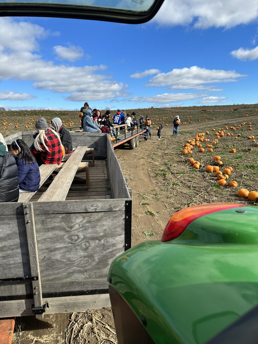 Another great day driving tractor at the #KnoxPumpkinFarm on Saturday… a cool, windy and sometimes sunny day with lots of smiling faces! #AgricultureMatters #RuralMatters #AgTourism
