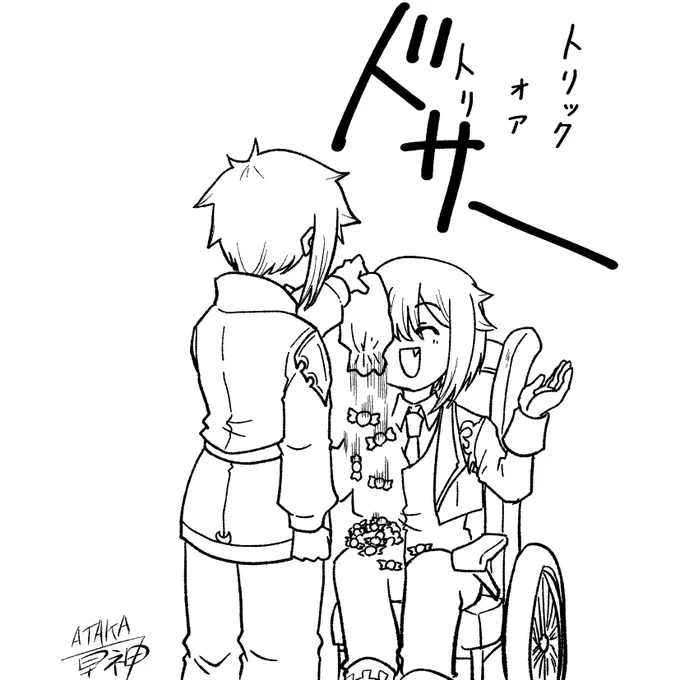 この時期最優先で処理すべき兄。
(※趣味用のハロウィンらくがきです。) 