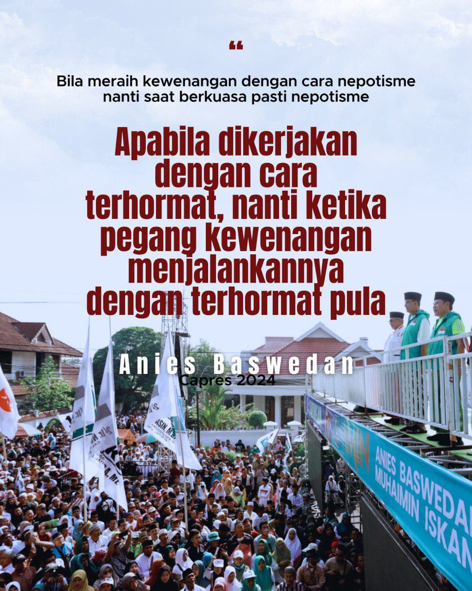 #AMINPejuangPerubahan
#AniesMuhaimin2024
*Berjiwa Pemimpin, Perubahan*
<a href="/cakimiNOW/">A Muhaimin Iskandar</a>
<a href="/DPP_PKB/">DPP PKB</a>