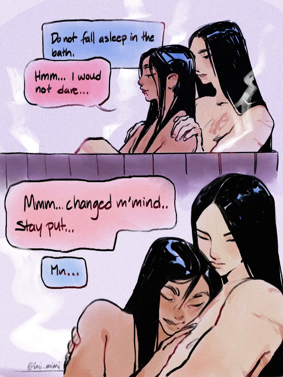 imi_mimimoo's tweet photo. Wangxian vs bathtub 
#mdzs #wangxian https://t.co/ZdGwfa376x