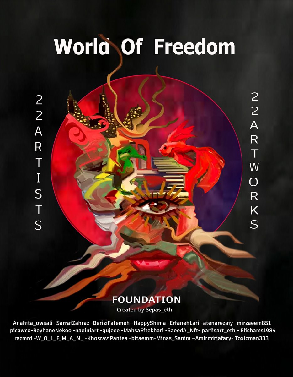 ♥️World Of Freedom♥️

My collaboration with talented
🔻22 Artists
🔻22 Artworks
#WorldOfFreedom
We depicted impressive &amp; inspiring works with emphasis on power for #women &amp; #FREEDOM 
These works try to show a fairer &amp; freer society.
✴️I invite you to check

🔗👇🏾
