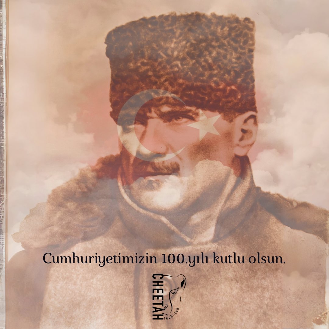 “Benim naciz vücudum, bir gün elbet toprak olacaktır. Fakat Türkiye Cumhuriyeti, ilelebet payidar kalacaktır.” 
Mustafa Kemal Atatürk

#29Ekim #TürkiyeYüzyılı