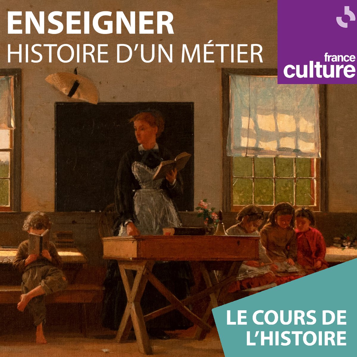 Enseigner, histoire d'un métier 👩‍🏫🧑‍🏫

Écolâtres, Charlemagne a-t-il inventé les profs ? 
La classe au village ! 
Institutrices, directrices, inspectrices
L'école du soir

Le Cours de l'histoire tous les jours en direct à 9h pile sur <a href="/franceculture/">France Culture</a> 

👉radiofrance.fr/franceculture/…