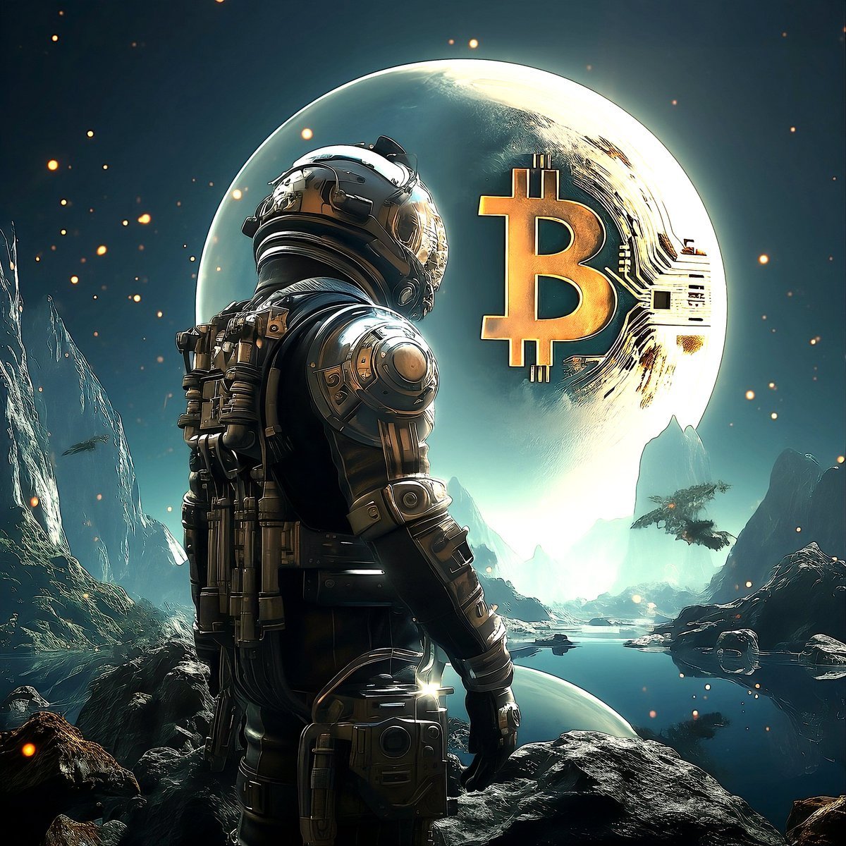 saylor's tweet image. See you on the Moon. #Bitcoin