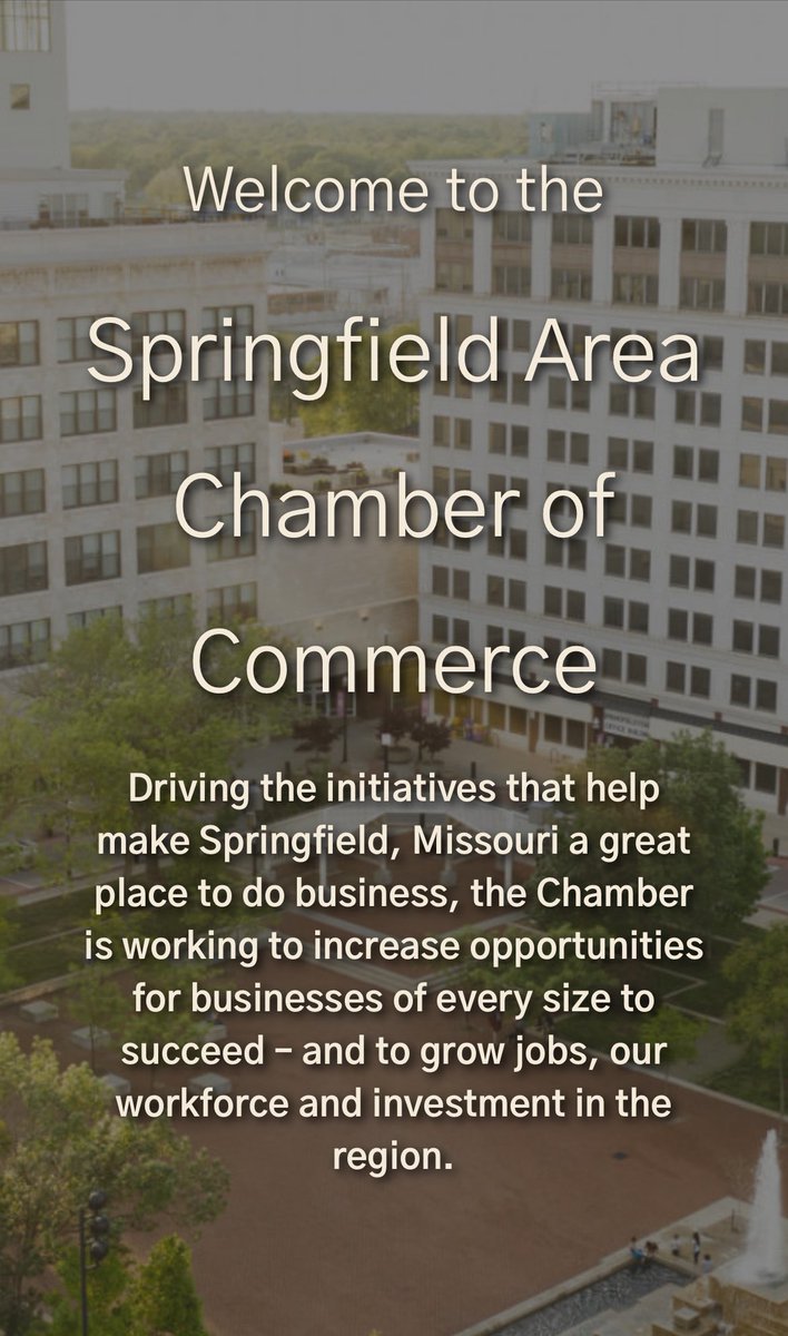 Friends-I am a volunteer for the <a href="/SGFChamber/">SGF Mo. Chamber</a> Reach campaign. This includes connecting people like you with ways to get involved with the chamber in 2024 through purchasing event passes, sponsorships, professional dev. and marketing opportunities. Deadline is this week! Want in?