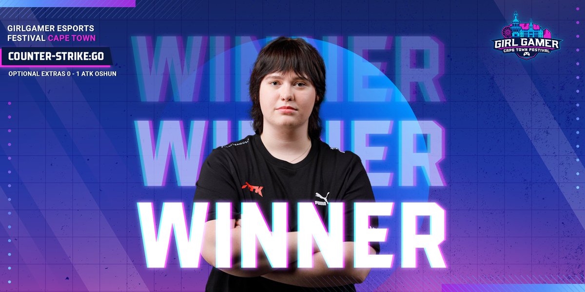 girlgamer's tweet photo. Game on! π₯
ATK secures the first game vs #OptionalExtras, and we're now leveled 1-1 in this BO5.
The excitement is through the roof as both teams bring their A-game. The suspense is real!
πΊπ¬π§ https://t.co/L2HXwgmeG8
πΊπ¨π³ https://t.co/lrogxuL0qp
#girlgamer #girlgamercapetown https://t.co/GPmcOdYJj7