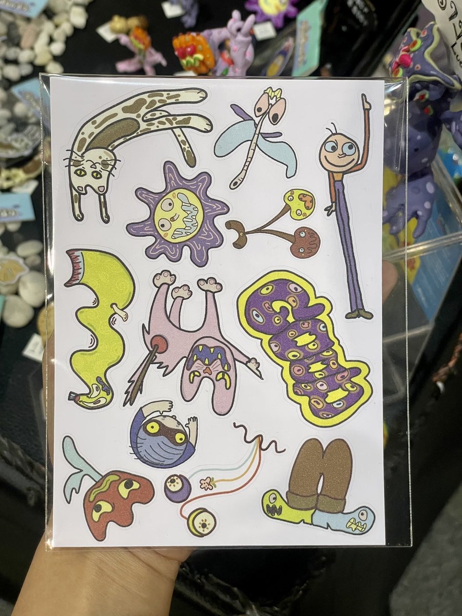 grmkgn's tweet photo. สติกเกอร์น้อนมอนสเตอร์ แผ่นละ 120 บาท
แบบเดี่ยวตัวละ 25 บาท
#YOLOartmarket2023 https://t.co/pBm69FfCUk