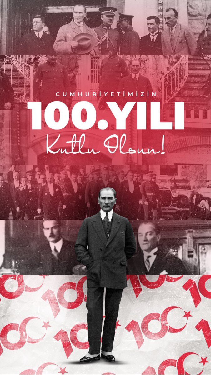Yaşasın Cumhuriyet! 🇹🇷🇹🇷🇹🇷 #Atatürkünİzinde100Yıl