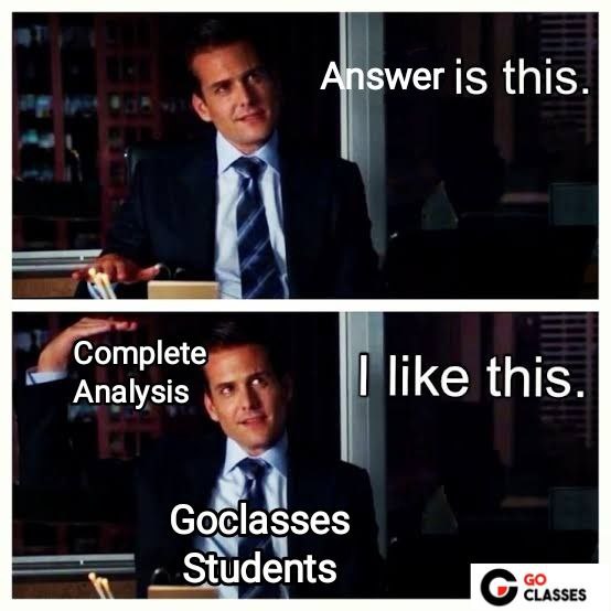 DeepakkPoonia's tweet image. &quot;Complete Analysis&quot; is what our students love. 

Do you &quot;somehow&quot; get the answer &amp;amp; move on.. OR do you do the complete analysis of the questions?? 

Let me know in the comments!! 

@GOClasses_CSE 

#GoClasses #Analysis #CompleteAnalysis #GateCSE #GateDA #GateCS #GateExam #Gate