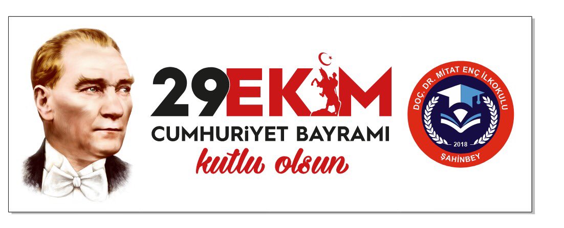 Doç. Dr. Mitat Enç İlkokulu (@doc_enc) on Twitter photo 29 EKİM CUMHURİYET BAYRAMIMIZ KUTLU OLSUN 🇹🇷🇹🇷🇹🇷🇹🇷🇹🇷🇹🇷🇹🇷🇹🇷🇹🇷🇹🇷#Cumhuriyetimizin100YılıKutluOlsun #29EkimCumhiyetBayramımız #100YAŞINDA <a href="/tcmeb/">Millî Eğitim Bakanlığı</a> <a href="/Gaziantep_MEM/">Gaziantep İl Millî Eğitim Müdürlüğü</a> <a href="/sahinbeymem/">Şahinbey İlçe Milli Eğitim Müdürlüğü 🇹🇷</a> 29 EKİM CUMHURİYET BAYRAMIMIZ KUTLU OLSUN 🇹🇷🇹🇷🇹🇷🇹🇷🇹🇷🇹🇷🇹🇷🇹🇷🇹🇷🇹🇷#Cumhuriyetimizin100YılıKutluOlsun #29EkimCumhiyetBayramımız #100YAŞINDA <a href="/tcmeb/">Millî Eğitim Bakanlığı</a> <a href="/Gaziantep_MEM/">Gaziantep İl Millî Eğitim Müdürlüğü</a> <a href="/sahinbeymem/">Şahinbey İlçe Milli Eğitim Müdürlüğü 🇹🇷</a>