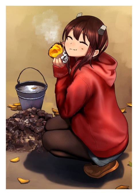 秋がやってきてお腹も満たされる季節になりました大鳳:「美味い～～!!!!」秋の食べ物の代表格はやはりさつまいもですね! 