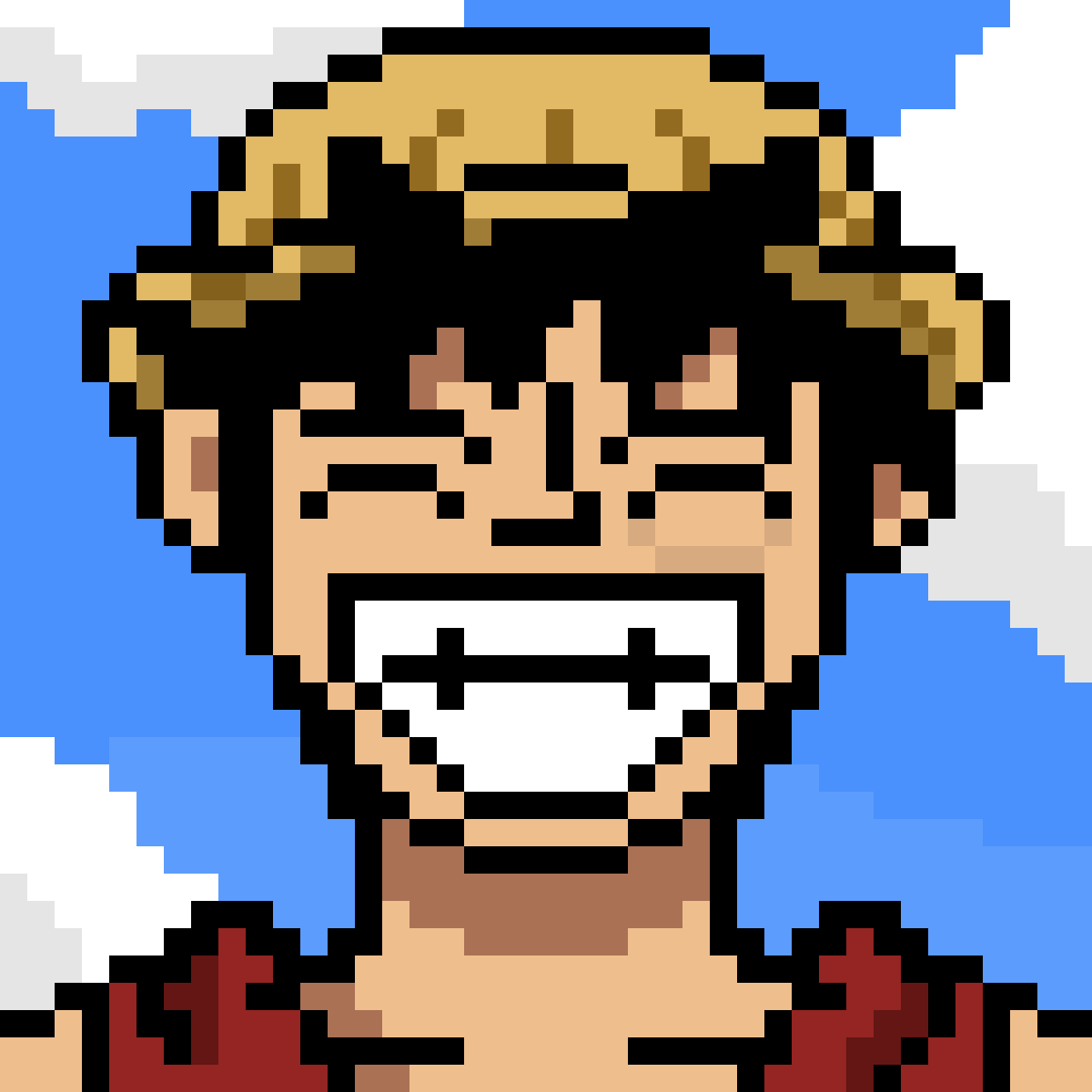MrKammART's tweet photo. MONKEY D. LUFFY PIXEL ART https://t.co/LUHnFZSnus #pixilart #pixelart https://t.co/ygRijL4BjQ