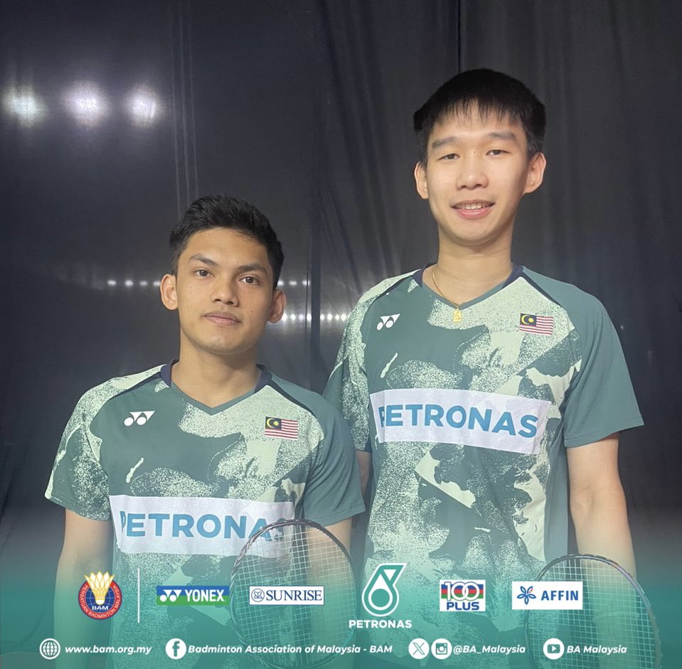 BA_Malaysia's tweet photo. RESULTS: #IndonesiaMastersII2033         

 Final

#JPN Kenya Mitsuhashi-Hiroki Okamura(5) def. #MAS🇲🇾 Choong Hon Jian-Haikal Nazri 21-16 21-18

* Hon Jian-Haikal secure the runner-up spot in Surabaya. 

Here's to even greater improvements in the future, bros💪🏼

#DemiMalaysia 
#BadmintonMalaysia