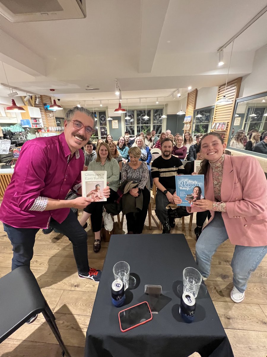 Simon Cox Ⓥ (@simon_cox) on Twitter photo <a href="/freyacox_/">Freya Cox</a> and <a href="/giuseppecooks/">Giuseppe Dell’Anno</a>
In waterstones in York. Great evening with two bake off legends joined by the latest Yorkshire bake off star <a href="/RowanClaughton/">Rowan Claughton</a> <a href="/freyacox_/">Freya Cox</a> and <a href="/giuseppecooks/">Giuseppe Dell’Anno</a>
In waterstones in York. Great evening with two bake off legends joined by the latest Yorkshire bake off star <a href="/RowanClaughton/">Rowan Claughton</a>