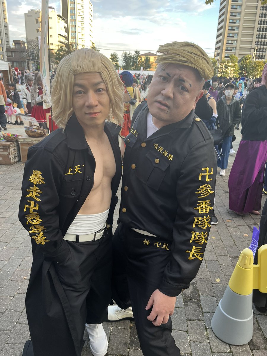 takashisp's tweet photo. #池ハロ2023 参加しました！
#東京リベンジャーズ
#マイキー　コスプレで参戦！

リアルパーチン発見！ https://t.co/9RNz4xw6Io