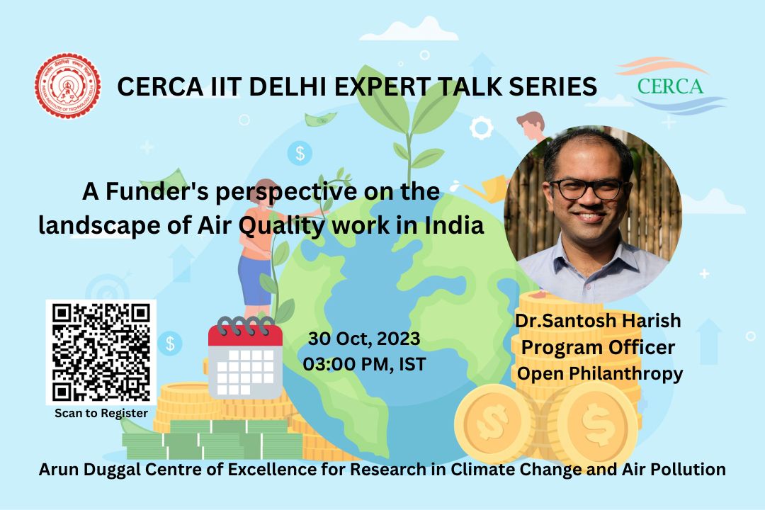 CERCA IITD (@cerca_iitd) on Twitter photo 📢 Join us TOMORROW for an interesting talk by Dr. <a href="/santoshharish1/">Santosh Harish</a> !🕒 Time: 3:00 PM IST
🔗 Register now: forms.gle/KQt4iLc9ijRE8Y…
Don't miss this opportunity to learn from an #expert in the field. See you there! #AirQuality #airpollution #CleanAir #blueskies 🌬️ 📢 Join us TOMORROW for an interesting talk by Dr. <a href="/santoshharish1/">Santosh Harish</a> !🕒 Time: 3:00 PM IST
🔗 Register now: forms.gle/KQt4iLc9ijRE8Y…
Don't miss this opportunity to learn from an #expert in the field. See you there! #AirQuality #airpollution #CleanAir #blueskies 🌬️