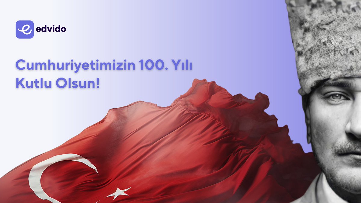 Edvidocom's tweet photo. 100 yıl önce, Gazi Mustafa Kemal Atatürk'ün önderliğinde başlayan bu destansı yolculuk, en güzel mirasımız. Bu mirası daha da yüceltmek ve geleceğe taşımak için bir kez daha bir aradayız. Bugün, her birimizin kalbinde coşku ve gurur var. 🇹🇷🎈 https://t.co/1QYoYXZXMU