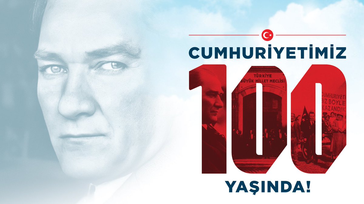 Cumhuriyetimizin 100. Yılı kutlu olsun.
#CUMHURIYETİMİZ100Yaşında