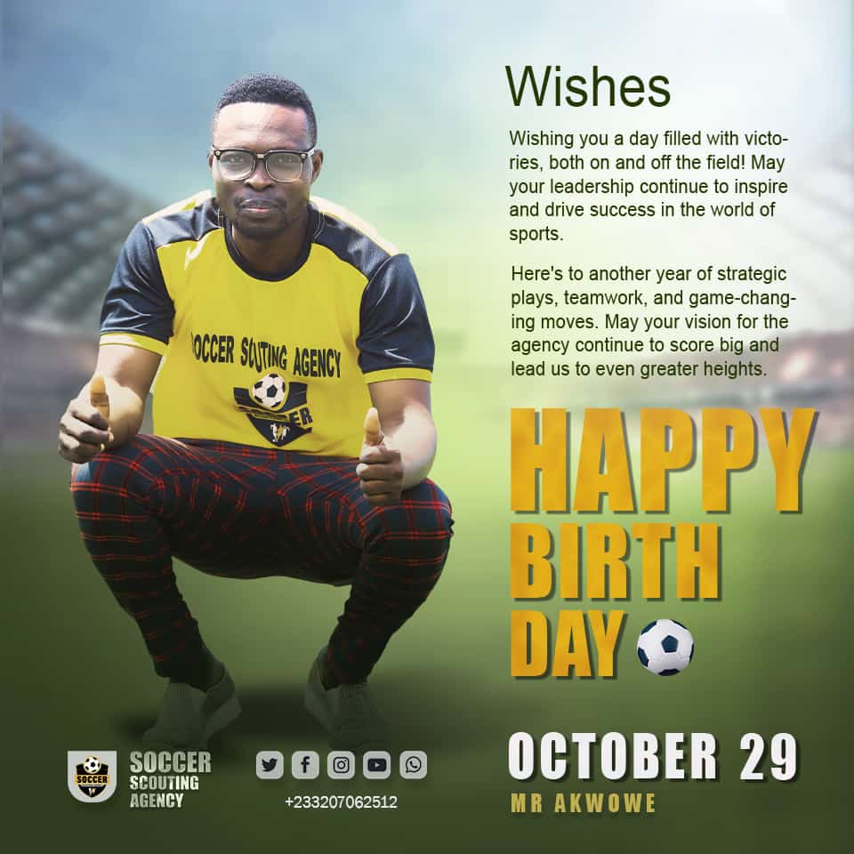 DynamiteSoccerA's tweet image. Happy Birthday 🎂🎈 to our one and only Football Administrator Mr Akwowe Director of Soccer Scouting Agency.

+1 Today
Thank God