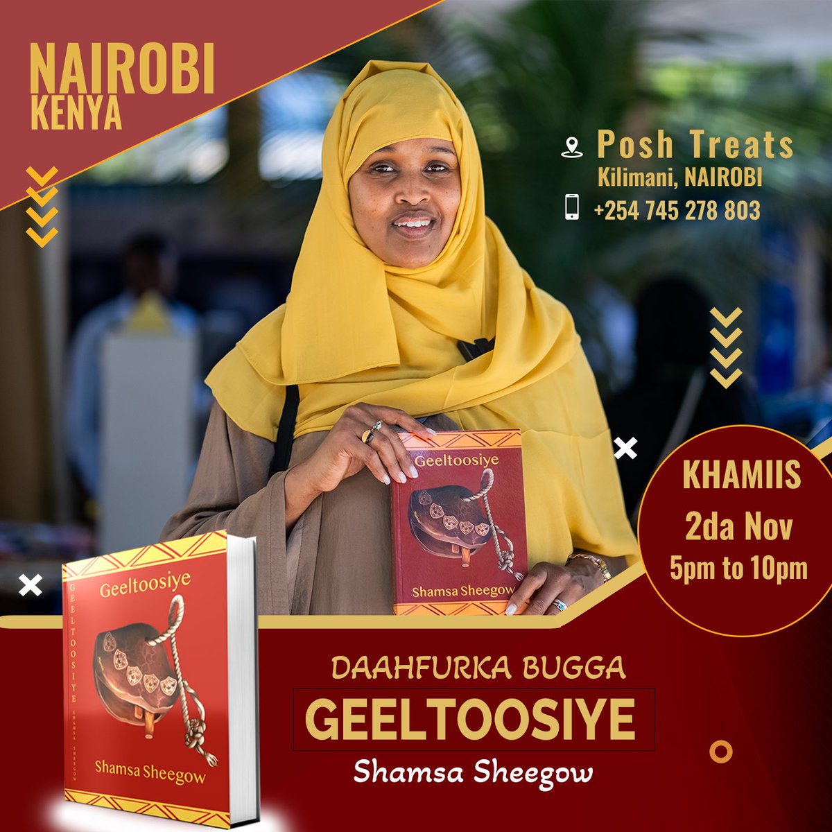 Haddii aad joogtid Nairobi igala soo qeyb gal ❤️

Mahadsanid <a href="/saidfadhaye/">Said Fadhaye</a> 🙏🏾