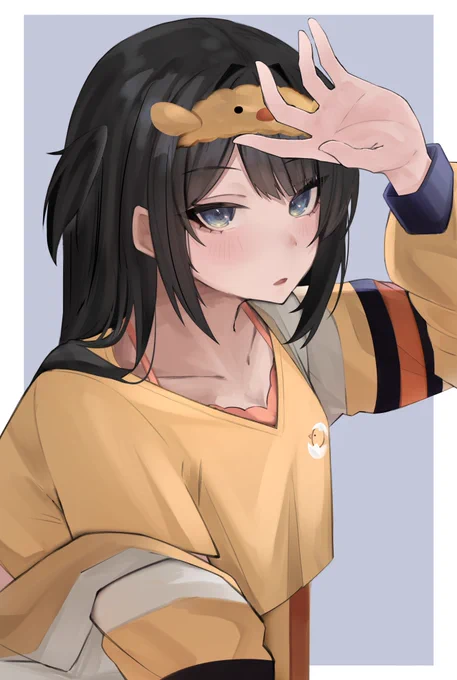 スバルちゃん描きました～!! #プロテインザスバル