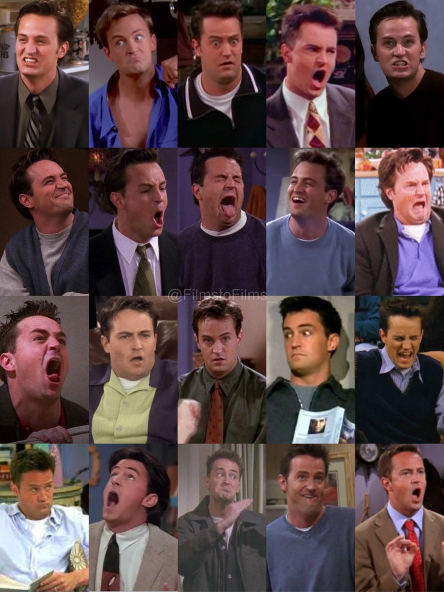 The many faces of Chandler Bing.