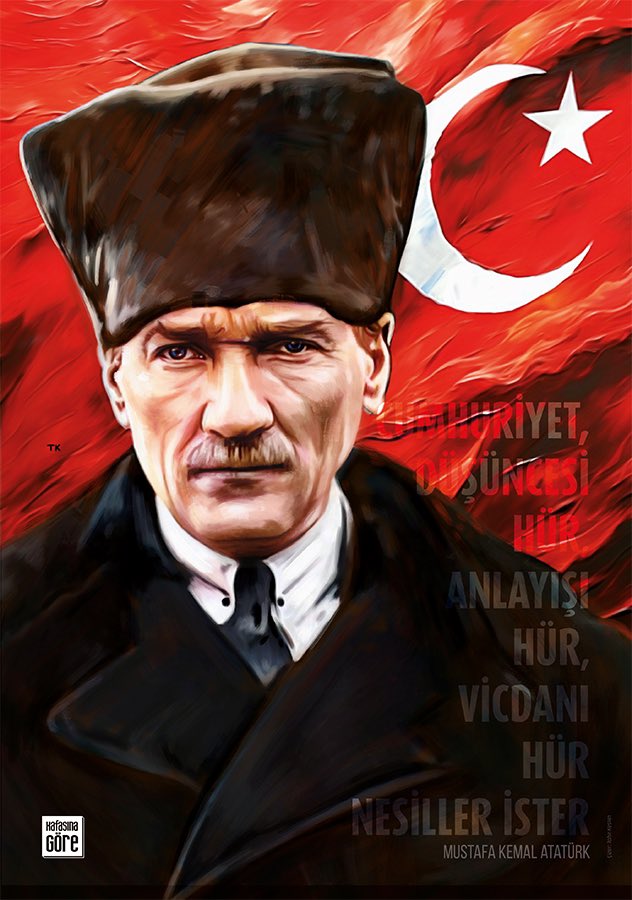 Cumhuriyet, düşüncesi hür, anlayışı hür, vicdanı hür nesiller ister.

Cumhuriyetin izinde nice 100 yıllara 🇹🇷

#29Ekim #cumhuriyet100yaşında
#Atatürk #KafasınaGöreDergi